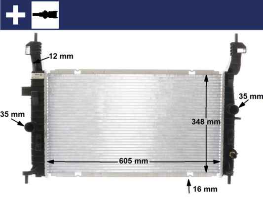 Mahle Original Radiateur CR 2120 000S