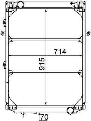 Mahle Original Radiateur CR 214 000P