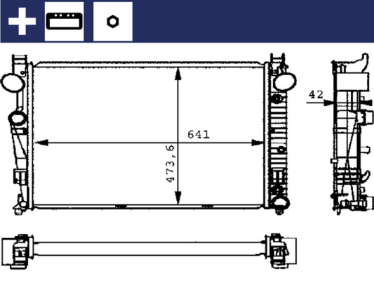 Mahle Original Radiateur CR 226 000S