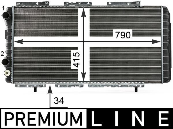 Mahle Original Radiateur CR 33 000P