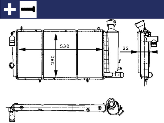 Mahle Original Radiateur CR 429 000S