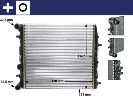 Mahle Original Radiateur CR 454 000S