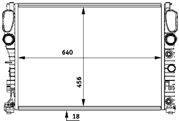 Mahle Original Radiateur CR 512 000S