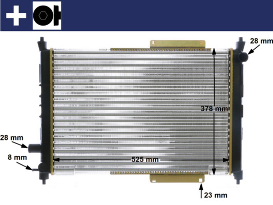 Mahle Original Radiateur CR 622 000S