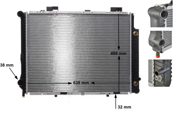 Mahle Original Radiateur CR 634 000S