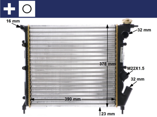 Mahle Original Radiateur CR 642 000S