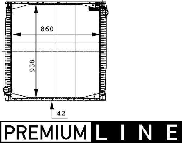Mahle Original Radiateur CR 696 000P
