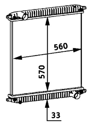 Mahle Original Radiateur CR 703 000P