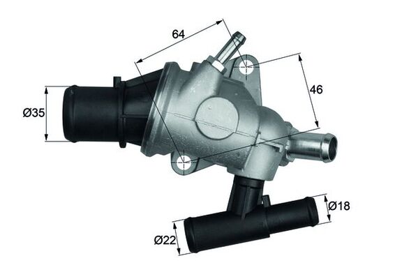 Mahle Original Thermostaat TH 29 88