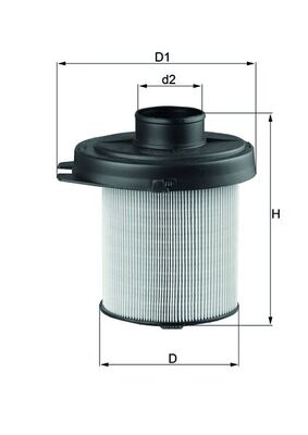 Mahle Original Luchtfilter LX 291