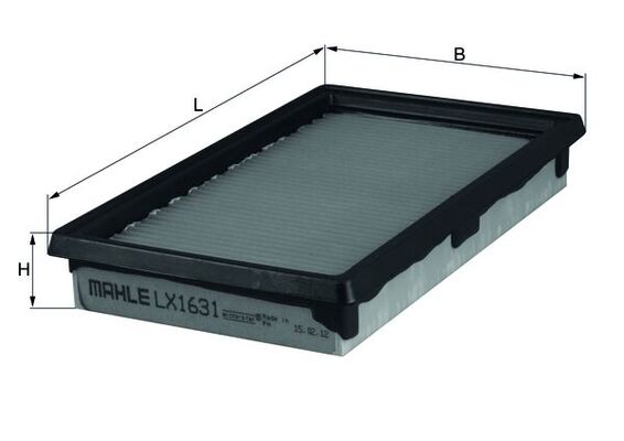 Mahle Original Luchtfilter LX 1631