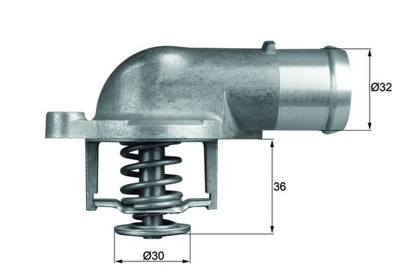 Mahle Original Thermostaat TI 212 87D