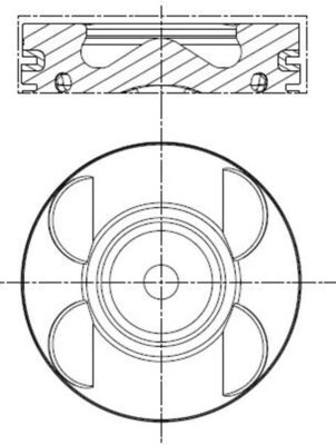 Mahle Original Zuiger 001 PI 00183 000
