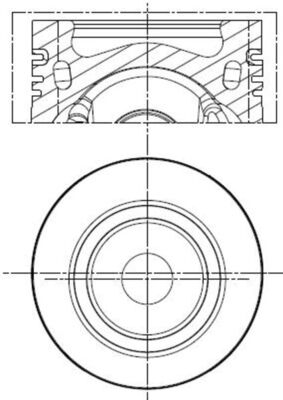 Mahle Original Zuiger 028 PI 00141 001