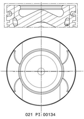 Mahle Original Zuiger 021 PI 00134 002