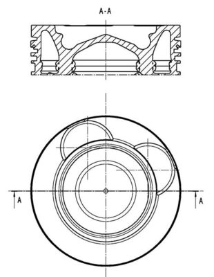 Mahle Original Zuiger 061 PI 00141 000