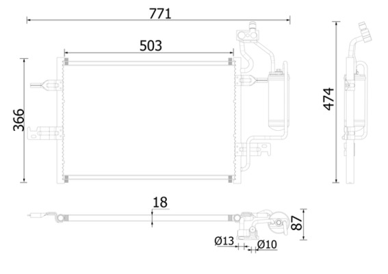 Mahle Original Airco condensor AC 409 000P