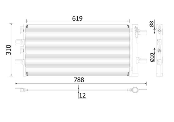 Mahle Original Airco condensor AC 892 000P