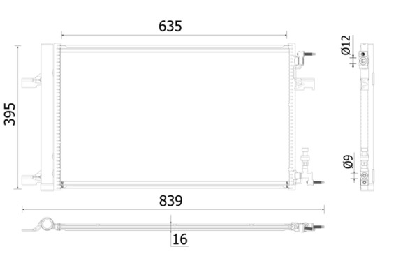 Mahle Original Airco condensor AC 900 000P