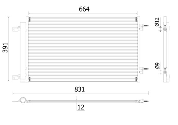 Mahle Original Airco condensor AC 901 000P