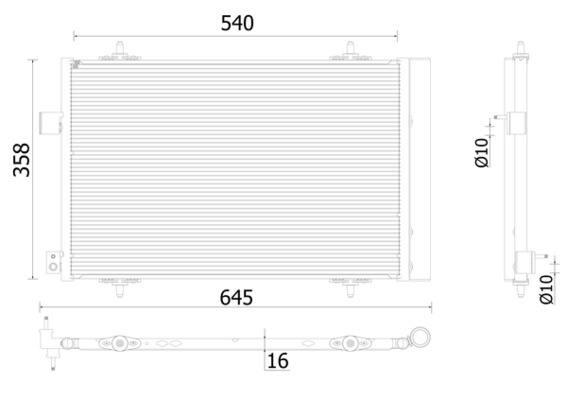 Mahle Original Airco condensor AC 938 000P