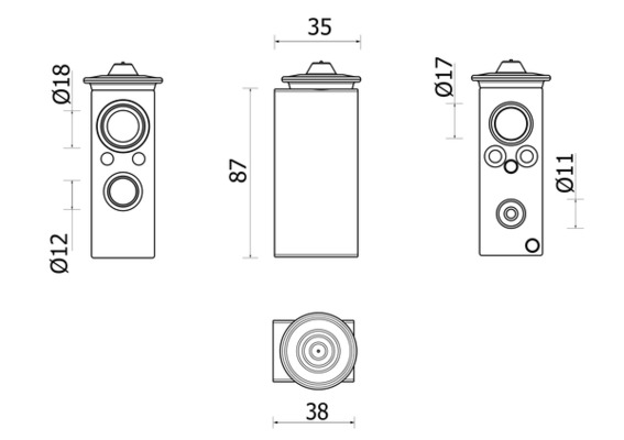 Mahle Original Airco expansieklep AVE 146 000P