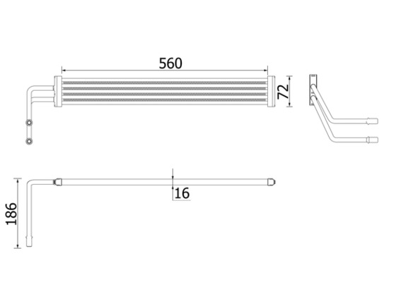Mahle Original Oliekoeler CLC 93 000P