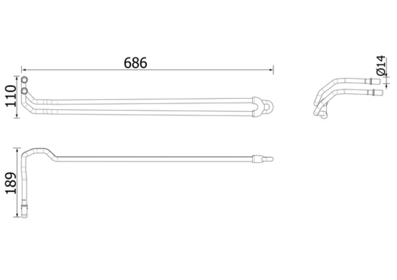Mahle Original Oliekoeler CLC 95 000P