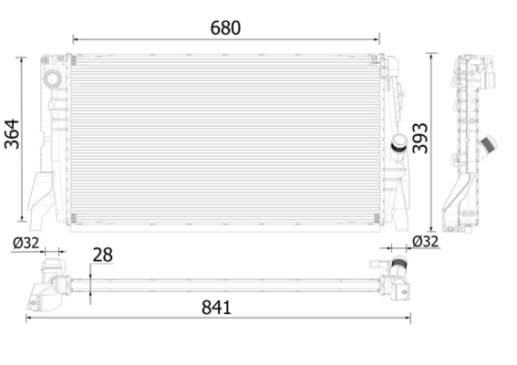 Mahle Original Radiateur CR 2314 000P