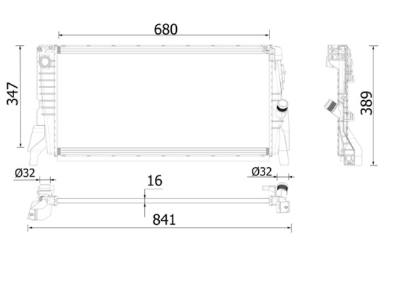 Mahle Original Radiateur CR 2317 000P