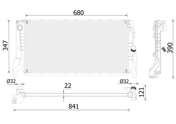 Mahle Original Radiateur CR 2318 000P