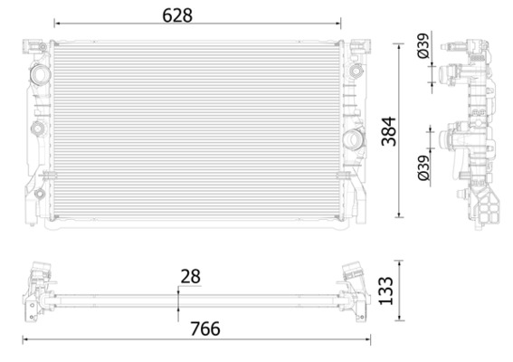 Mahle Original Radiateur CR 2325 000P