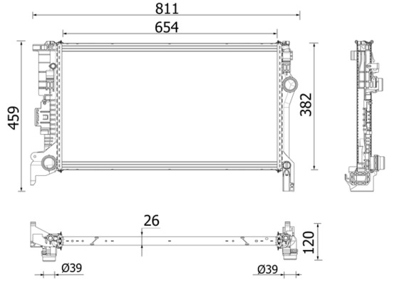 Mahle Original Radiateur CR 2334 000P