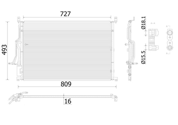 Mahle Original Airco condensor AC 908 000S