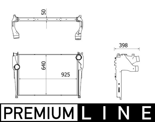 Mahle Original Interkoeler CI 227 000P