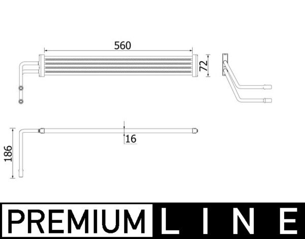 Mahle Original Oliekoeler CLC 93 000P