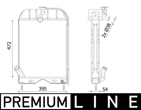 Mahle Original Radiateur CR 2296 000P