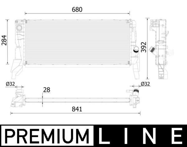 Mahle Original Radiateur CR 2313 000P