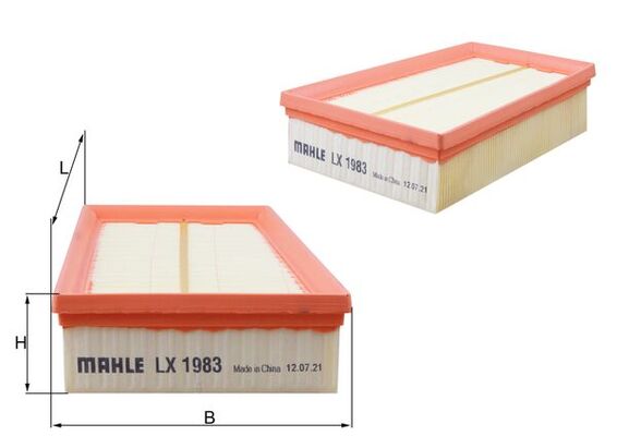 Mahle Original Luchtfilter LX 1983