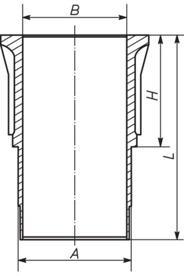 Mahle Original Cilinderbus/voering O-ring 279 WN 01 00