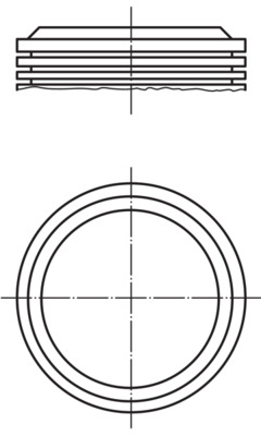 Mahle Original Zuiger 040 32 00