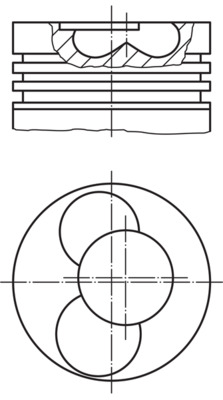 Mahle Original Zuiger 030 88 02