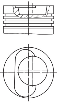 Mahle Original Zuiger 228 96 00