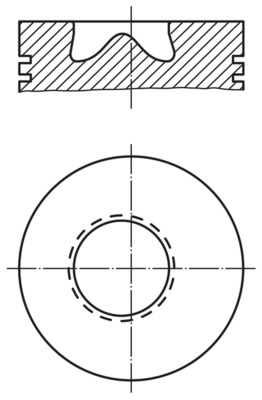 Mahle Original Zuiger 015 04 02