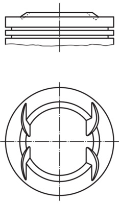 Mahle Original Zuiger 011 PI 00111 001