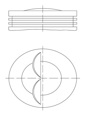 Mahle Original Zuiger 007 80 02