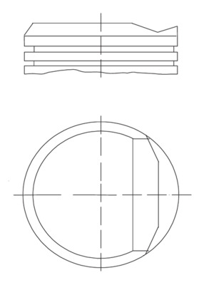 Mahle Original Zuiger 034 81 02