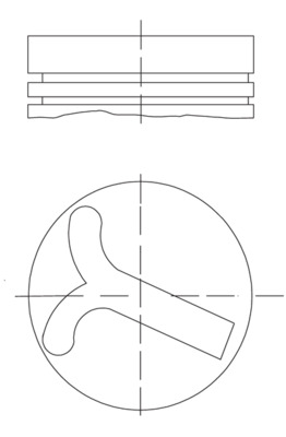 Mahle Original Zuiger 640 57 00