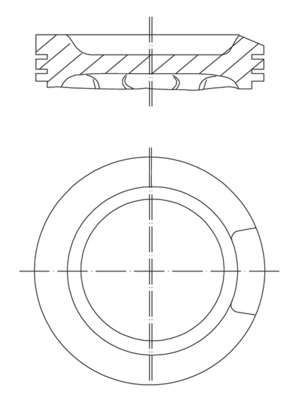 Mahle Original Zuiger 033 04 00