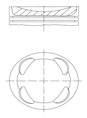 Mahle Original Zuiger 081 PI 00104 001